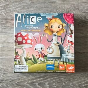 Grana Alice Adventures Board Game - Pink, Red, White